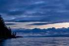 Dawn over Flathead Lake from Westside State Park near Rollins-Montana-USA Art Print